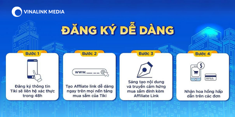Cách đăng ký affiliate tiki